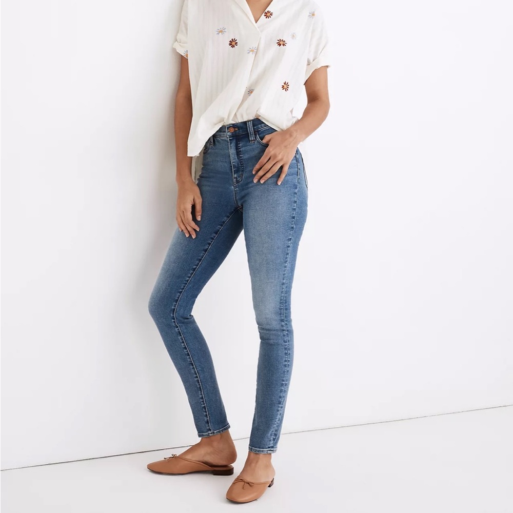 NWOT Madewell 10” High-Rise Skinny Jeans